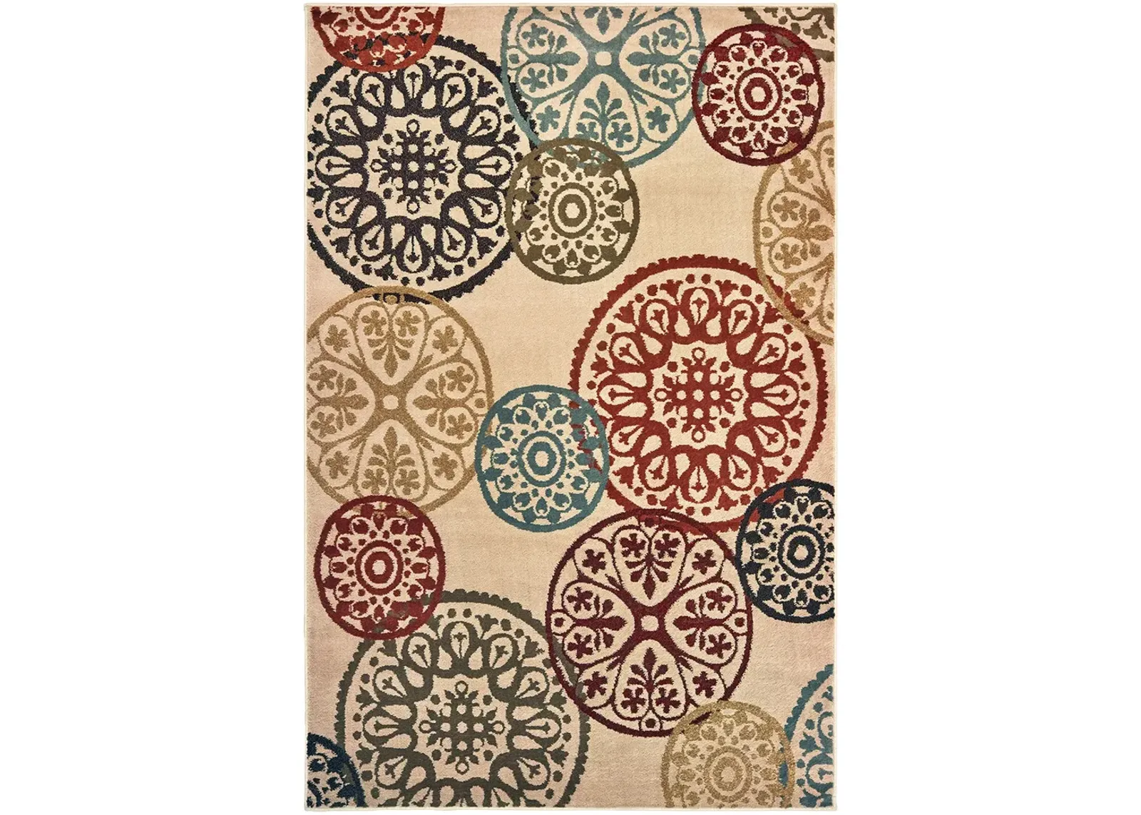 Laurel 5'3" x 7' Beige Rug