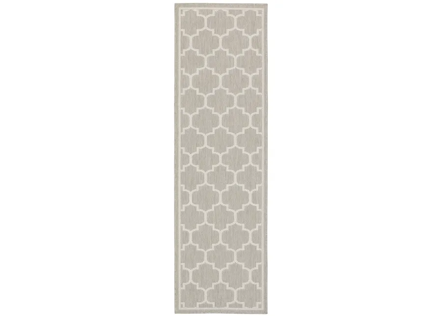 Portofino 1'10" x 7'3" Grey Rug