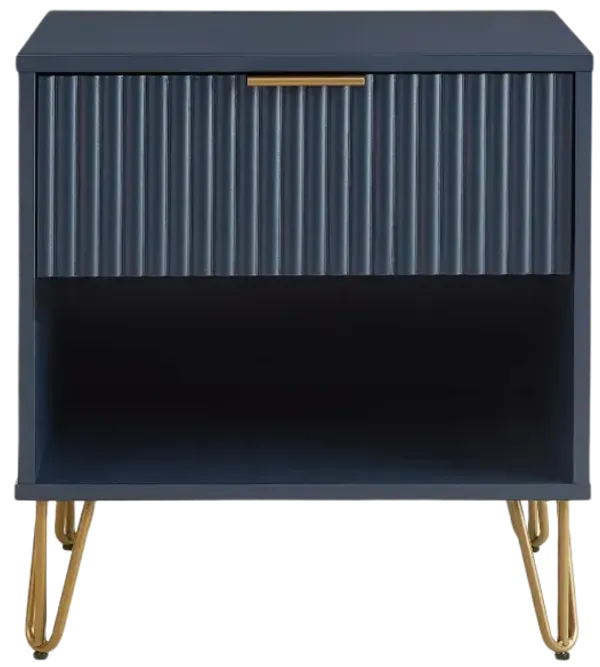 Dumbo 1-Drawer Nightstand in Blue
