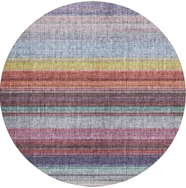Portico PO2 Lavender 8' Round Rug