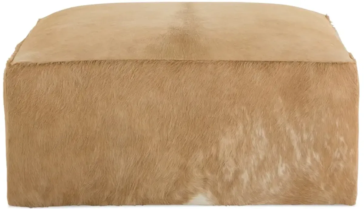 Miles Leather Ottoman