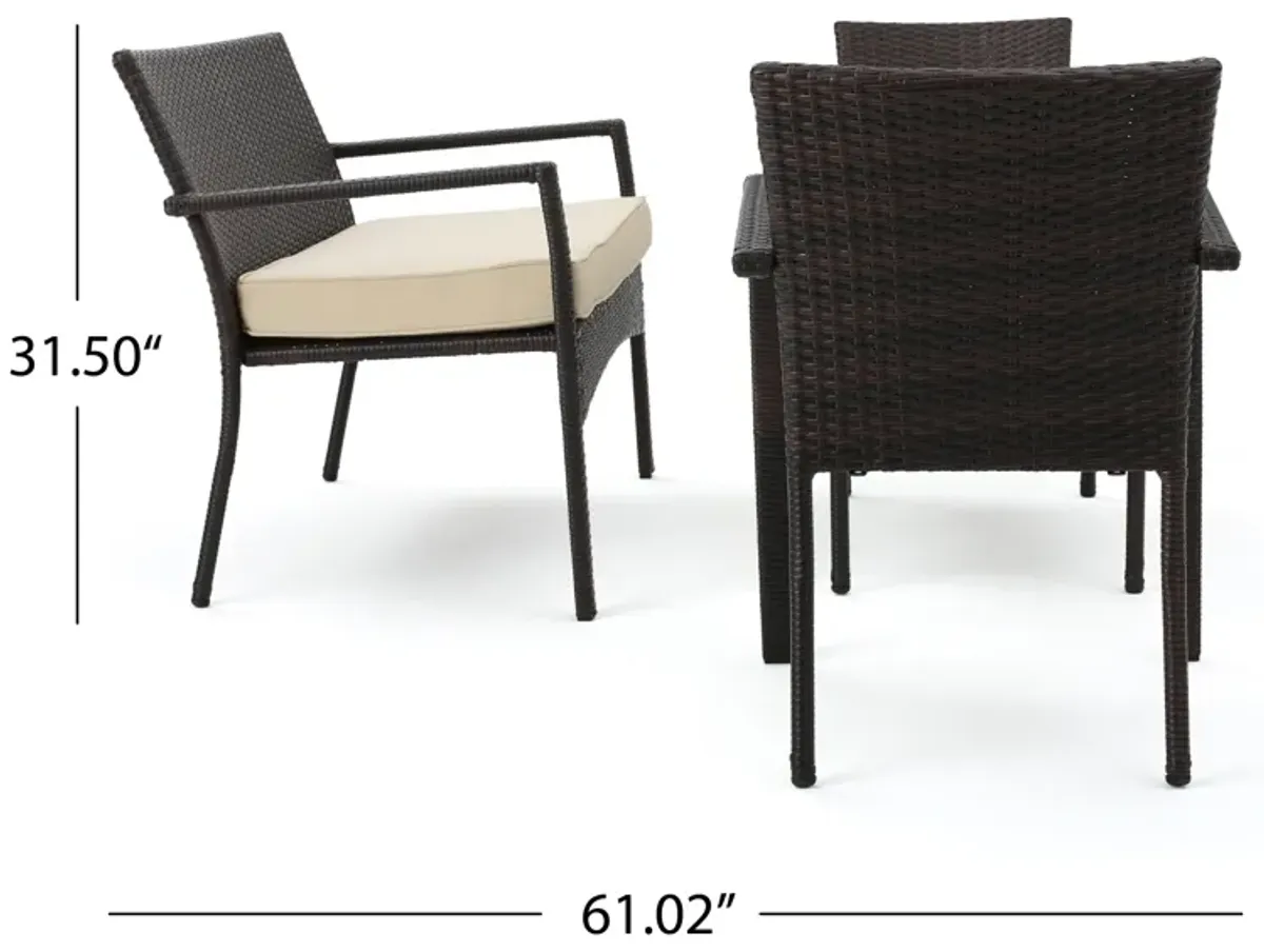 Chic and Cozy Chat Set Modern Elegance for Your Patio