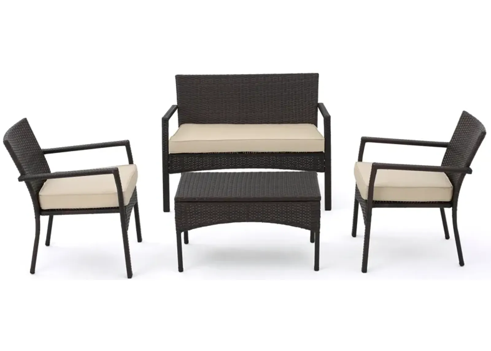 Chic and Cozy Chat Set Modern Elegance for Your Patio