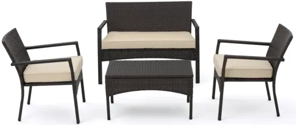Streamdale Chic and Cozy Chat Set Modern Elegance for Your Patio