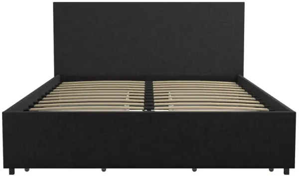 Novogratz Kelly Upholstered Bed with Storage Drawers