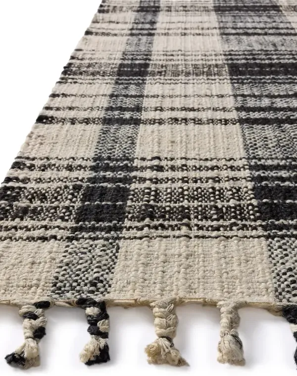 Louie Ivory/Black 3'6"x5'6" Rug