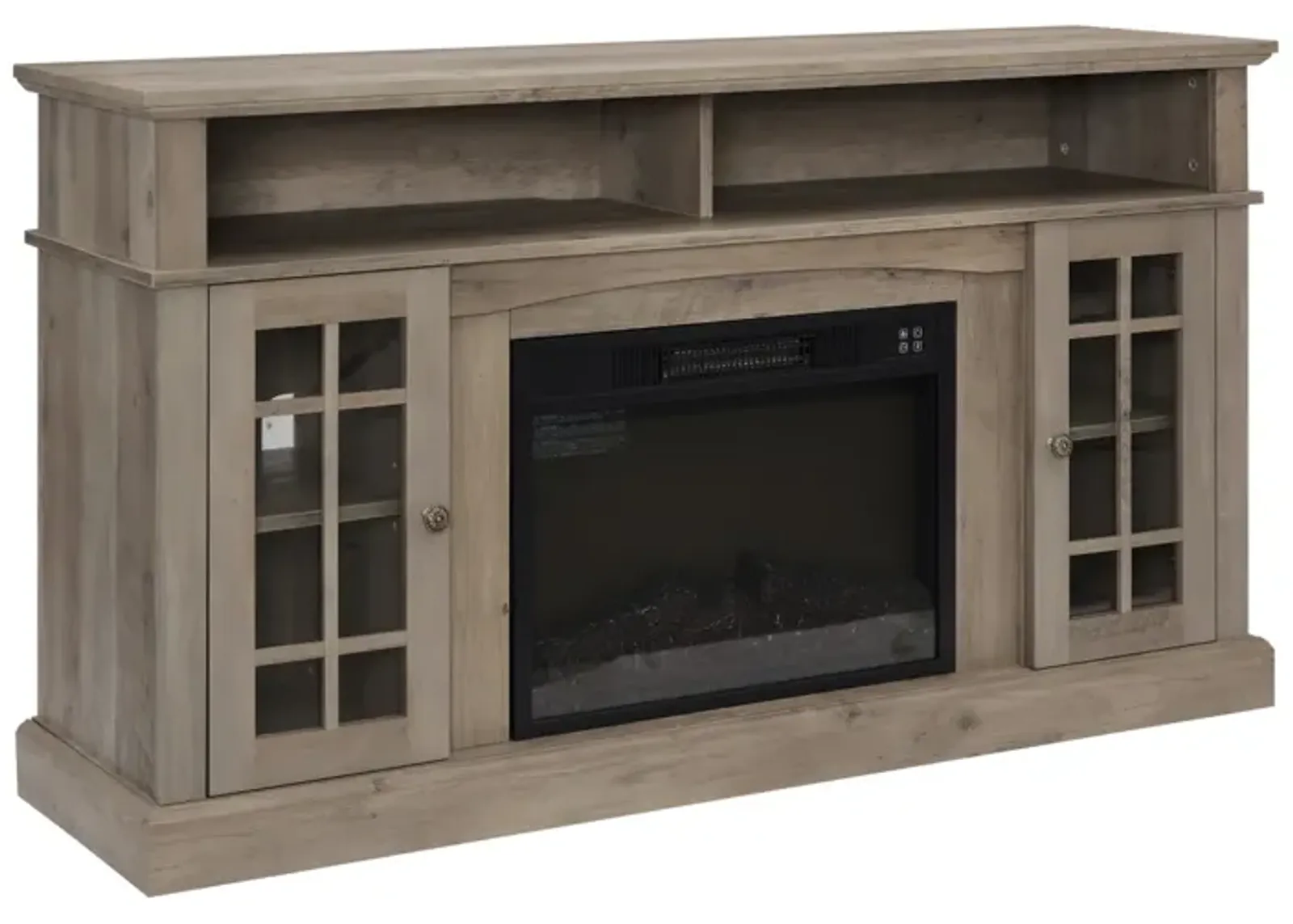 Classic TV Stand with 23" Fireplace for TVs up to 65"