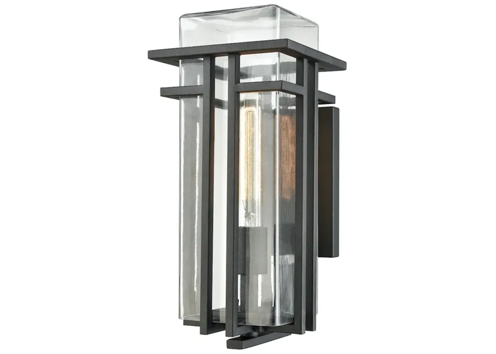 Croftwell 15'' High 1-Light Clear Outdoor Sconce