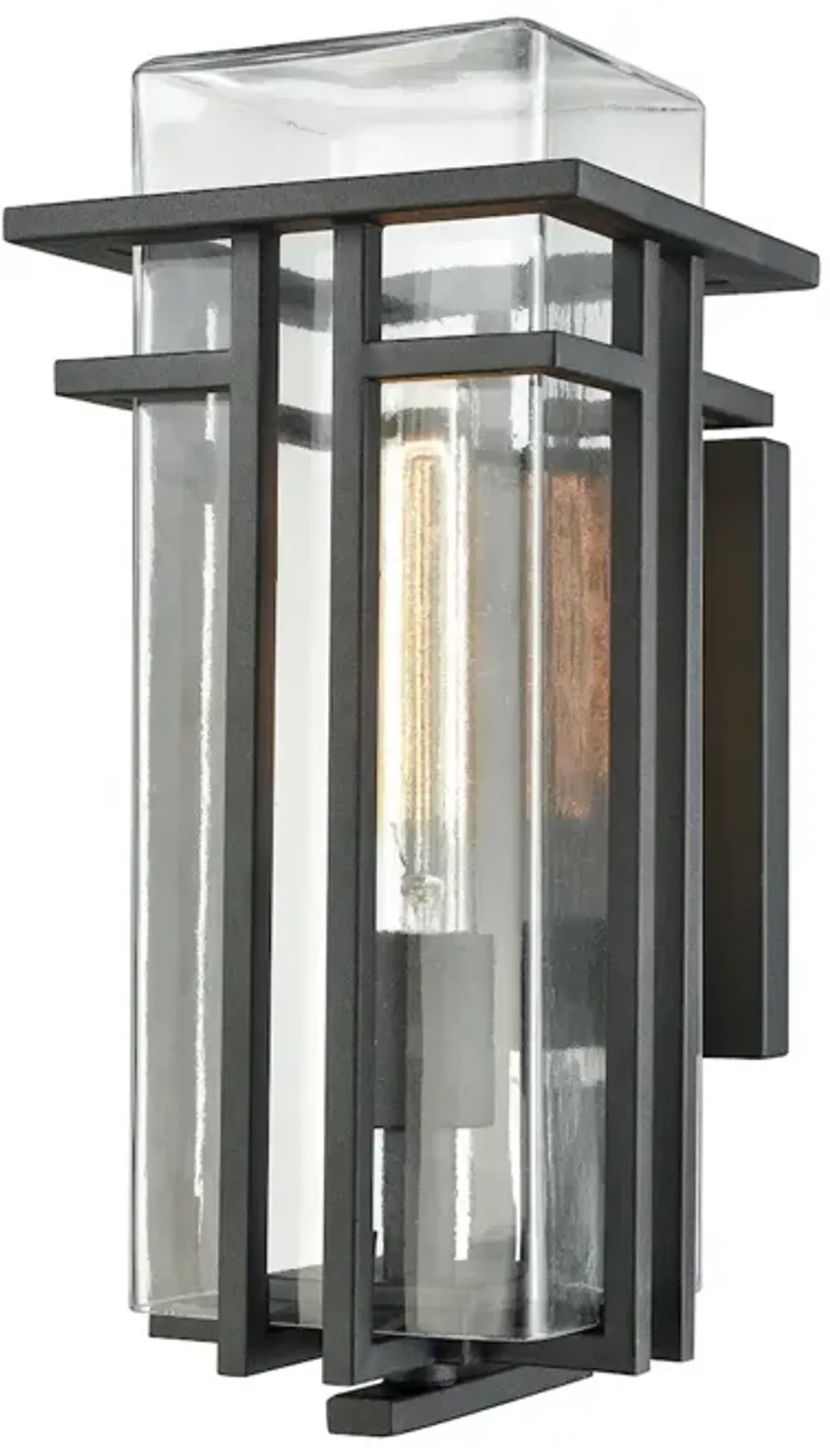 Croftwell 15'' High 1-Light Clear Outdoor Sconce