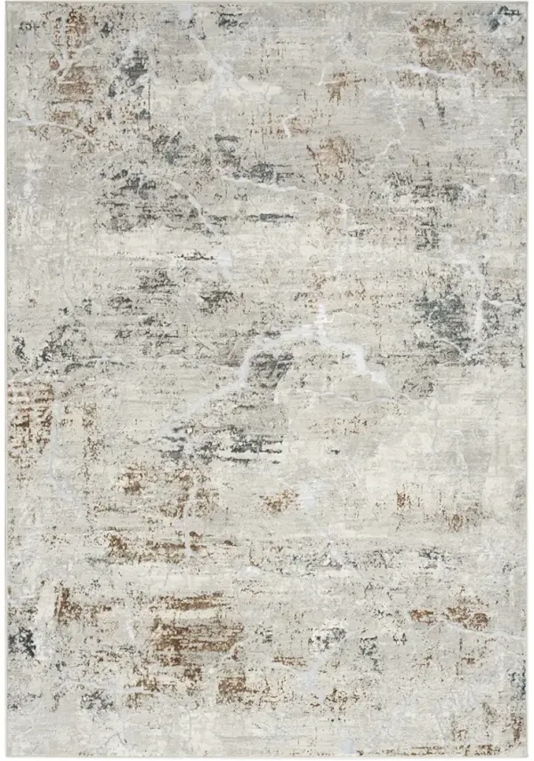 Glitz GLZ23 Gray/Multicolor 3'11" x 5'11" Rug