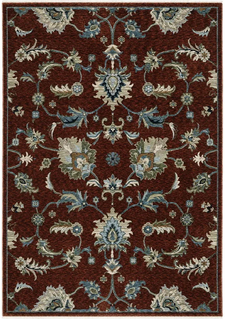 Capella 2'3" x 7'6" Red Rug