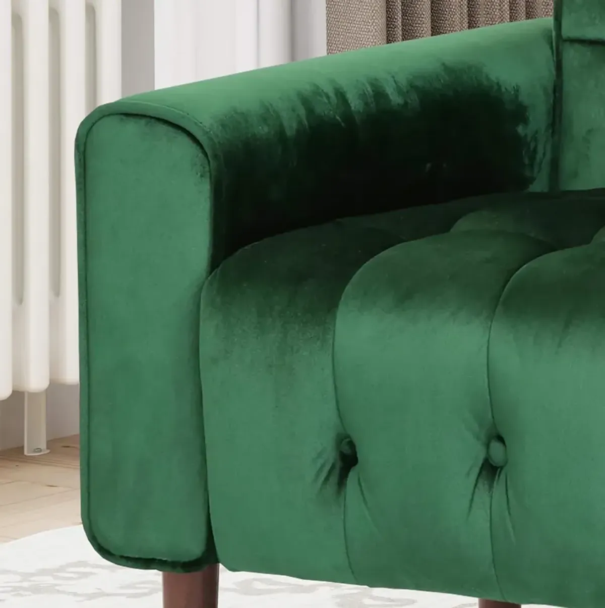 Merax Modern Arm Chair with Tufted Back