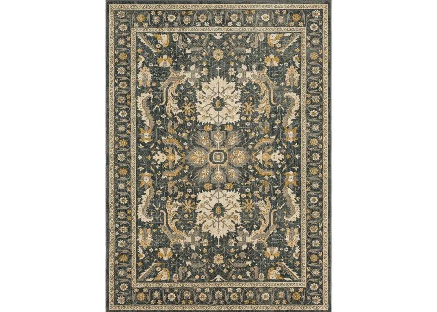 Bobby Berk by Karastan (Series 3) Amara Denim 2' 4" X 7' 10" Rug