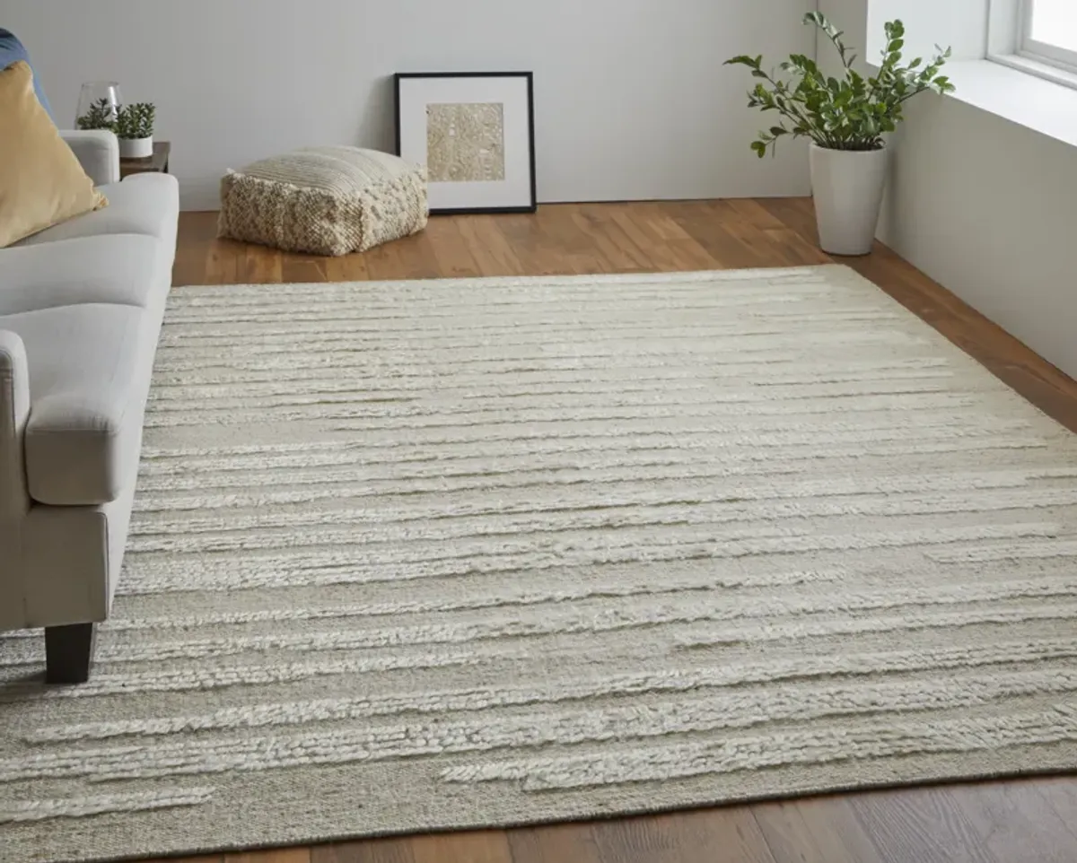 Ashby 8910F White/Tan 3'6" x 5'6" Rug