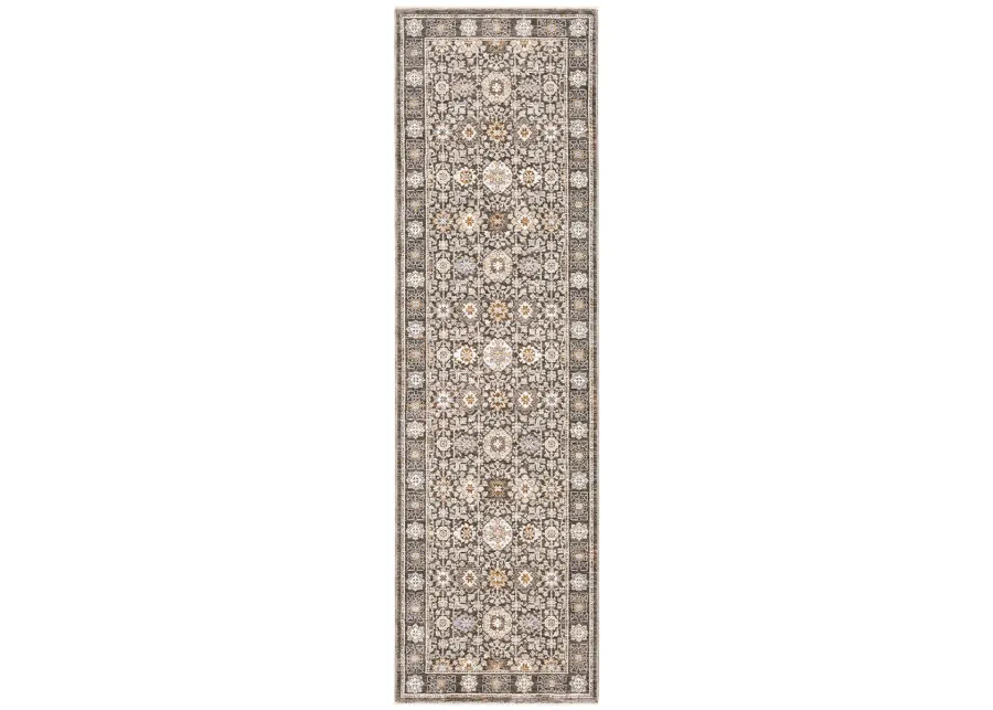 Maharaja 2'3" x 7'6" Char Rug