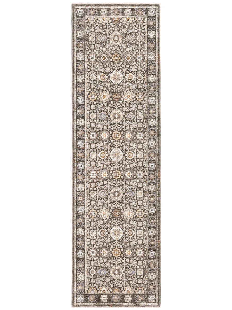 Maharaja 2'3" x 7'6" Char Rug