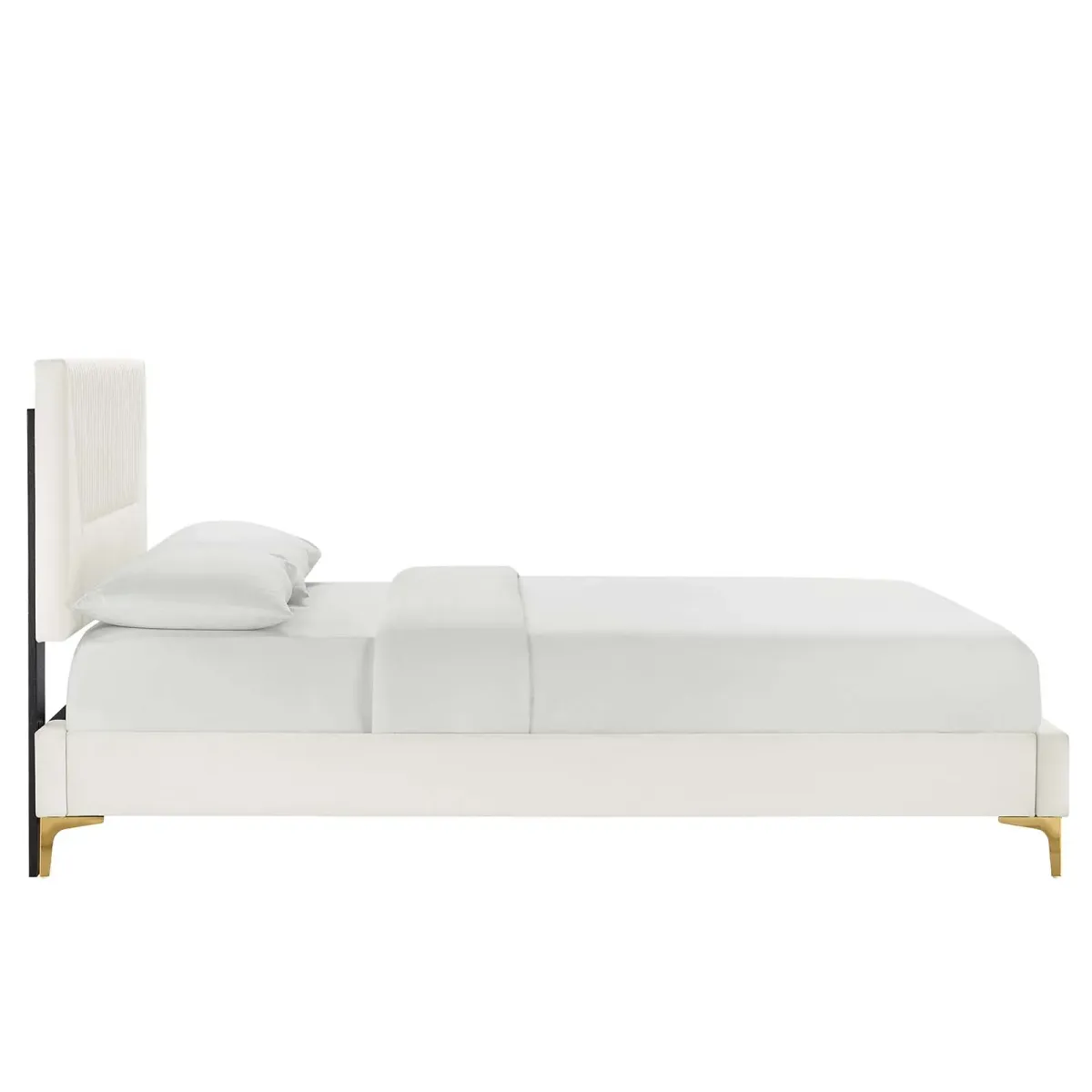 Modway - Yasmine Channel Tufted Performance Velvet King Platform Bed