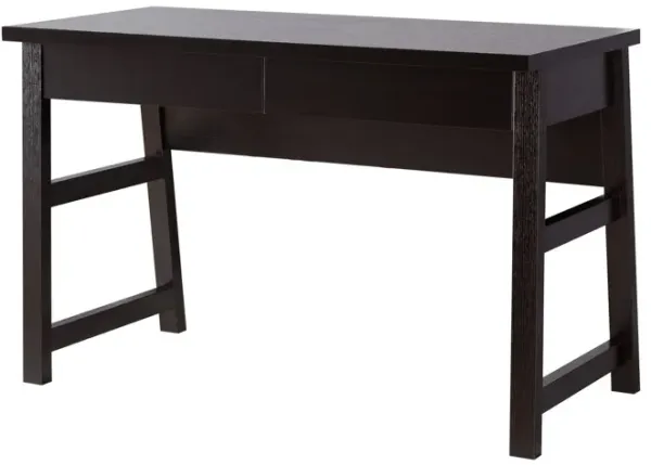 Red Cocoa Home Office Desk with 2 Drawers