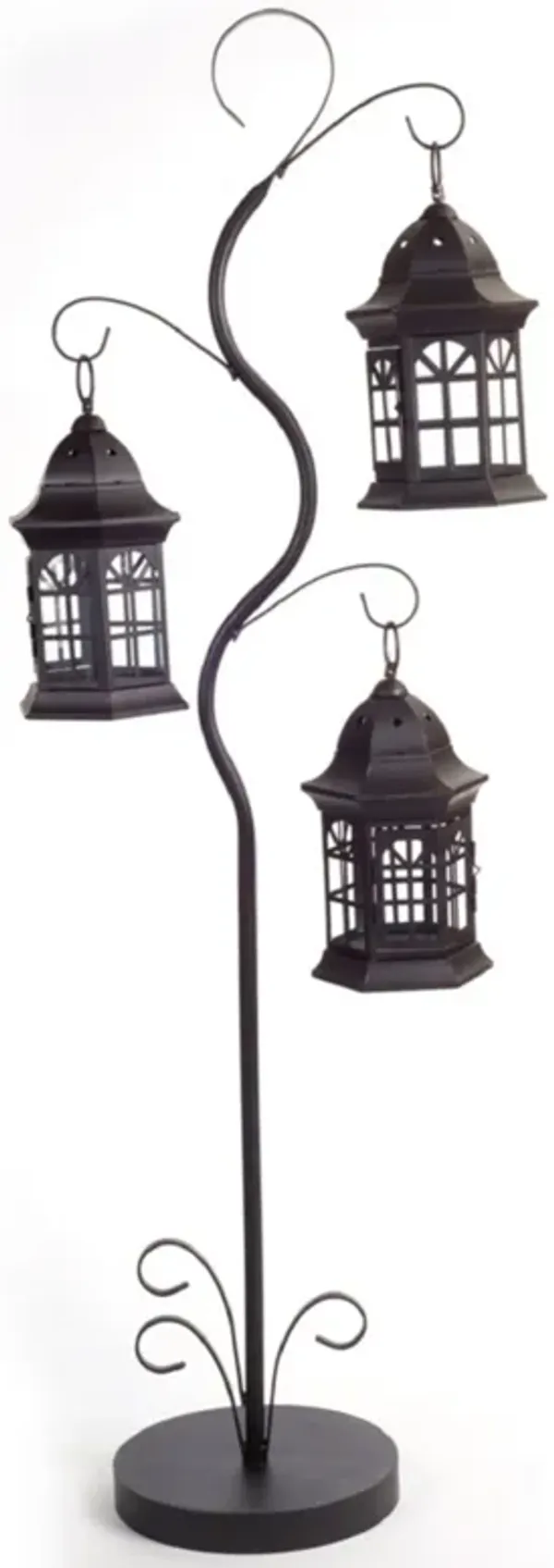 Triple Lantern Tree for Stylish Indoor and Outdoor Lighting Décor
