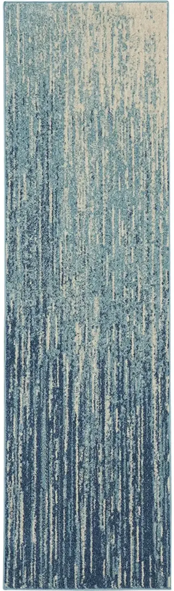 Passion PSN09 Navy/Light Blue 1'10" x 2'10" Rug