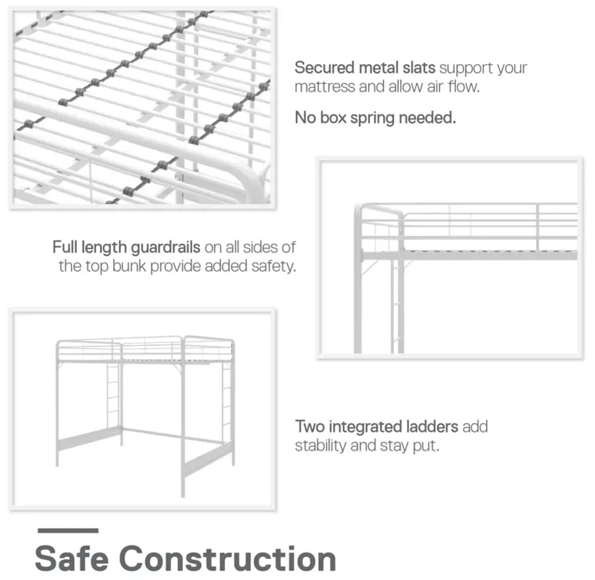 RealRooms Colten Loft Bed.