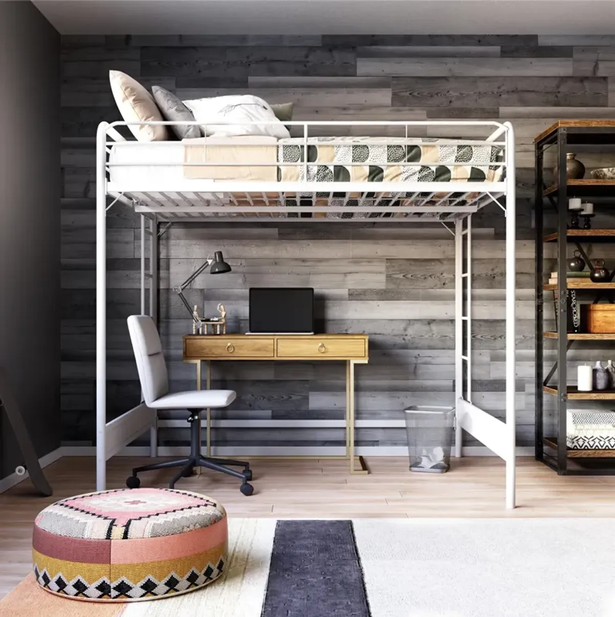 RealRooms Colten Loft Bed.