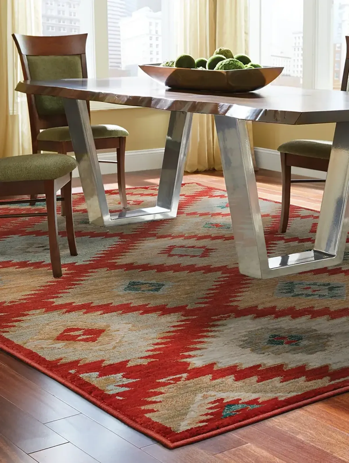 Sedona 7'10" x 10'10" Red Rug