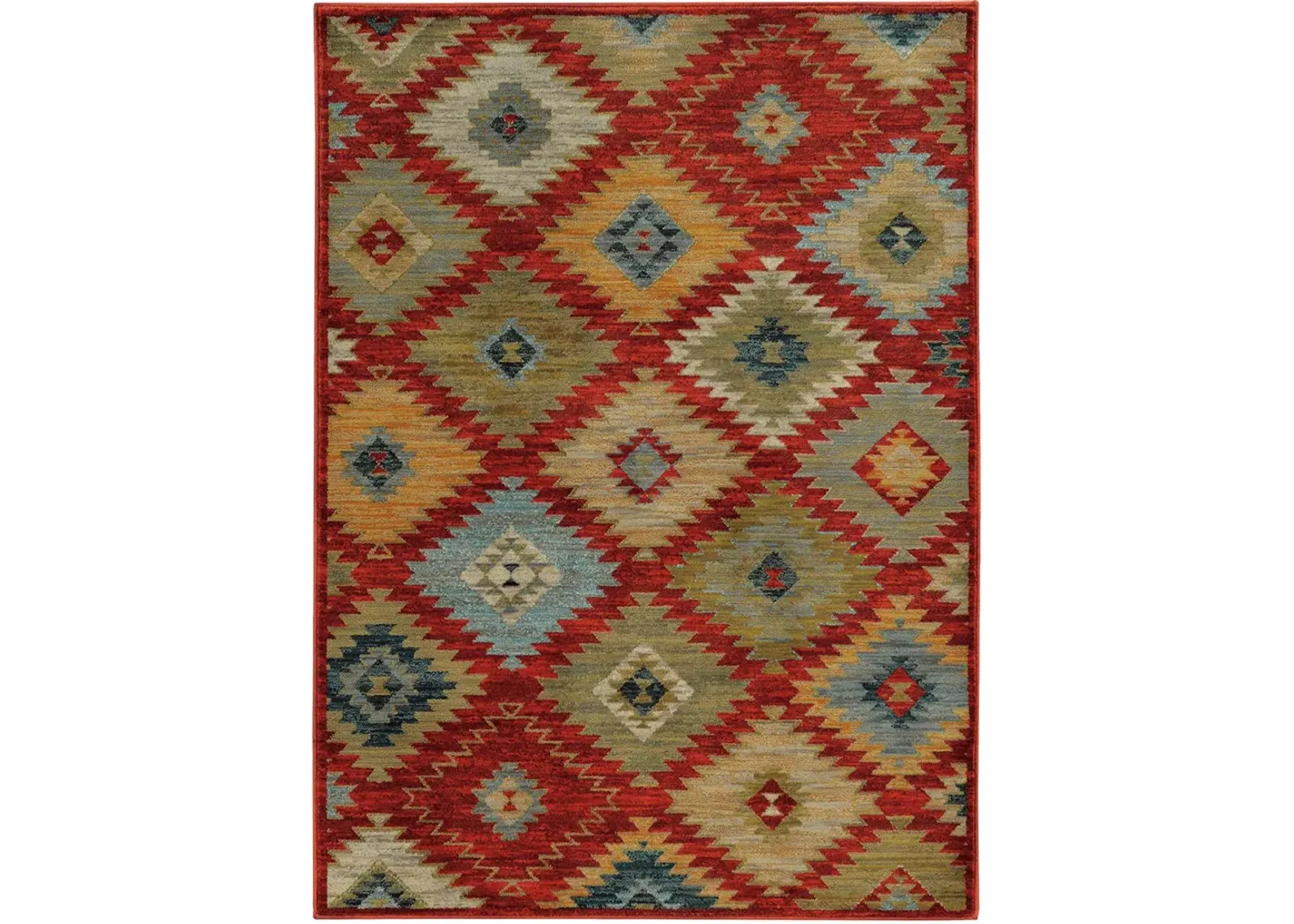 Sedona 7'10" x 10'10" Red Rug