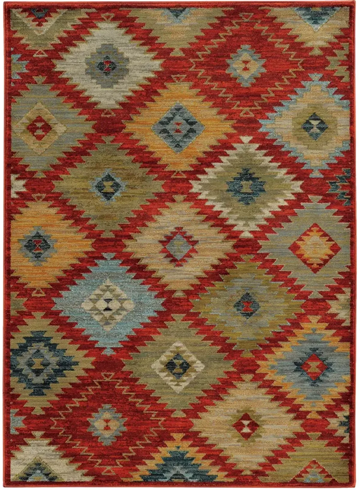 Sedona 7'10" x 10'10" Red Rug