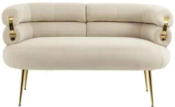 Clihome Accent Chair ,leisure chair with Golden feet