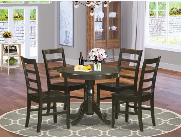 5 Pc small Kitchen Table set- Table plus 4 Kitchen Dining Chairs