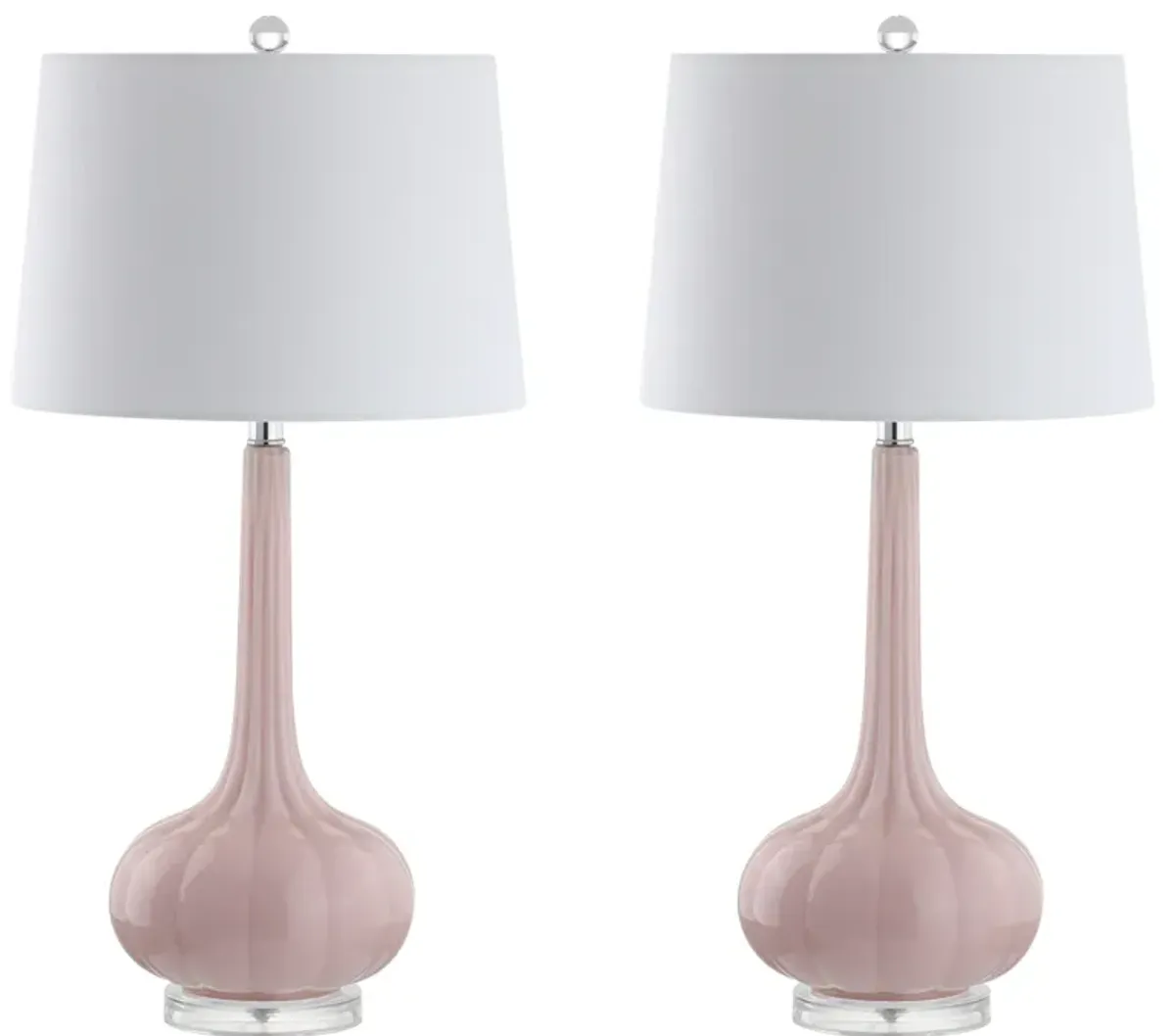 Bette Glass Teardrop LED Table Lamp (Set of 2)