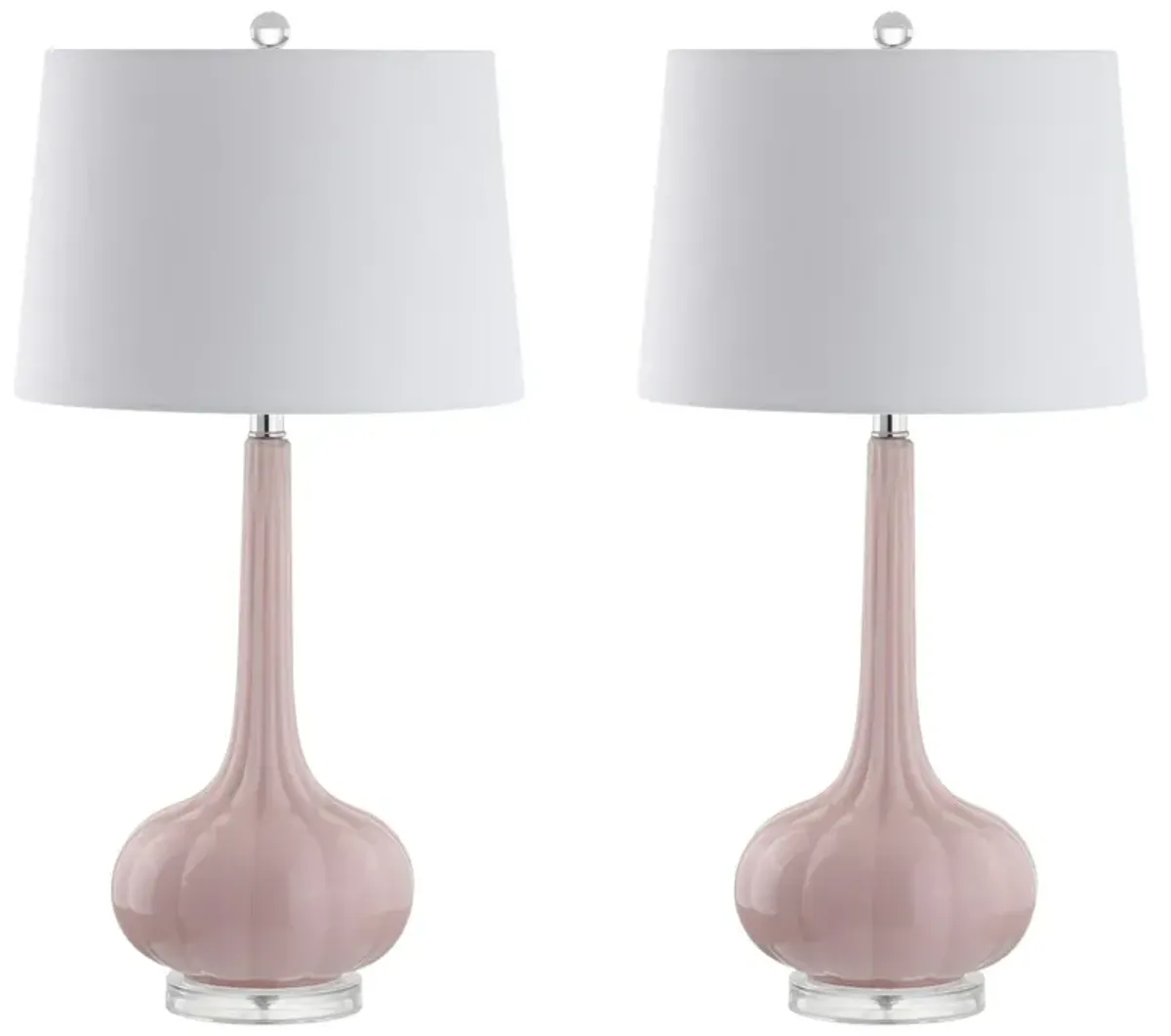 Bette Glass Teardrop LED Table Lamp (Set of 2)