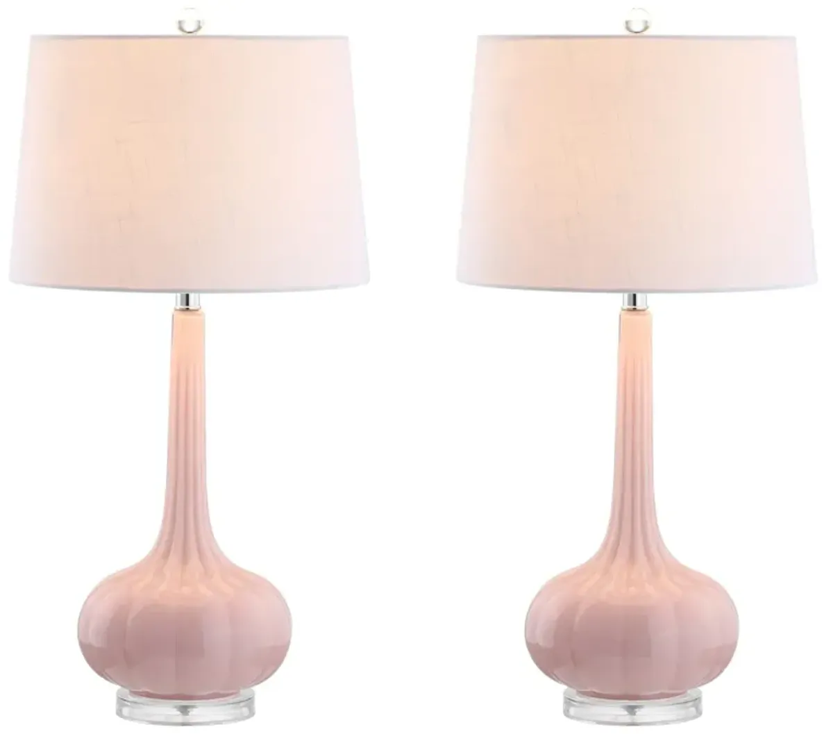 Bette Glass Teardrop LED Table Lamp (Set of 2)