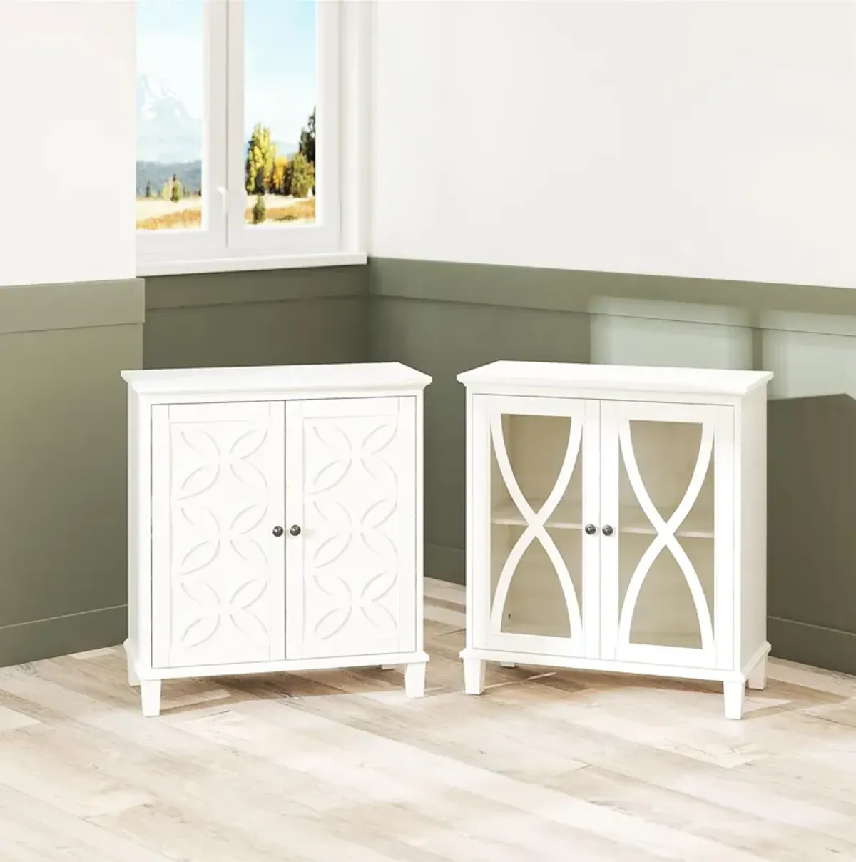 Ameriwood Home Celeste Double Door Accent Cabinet