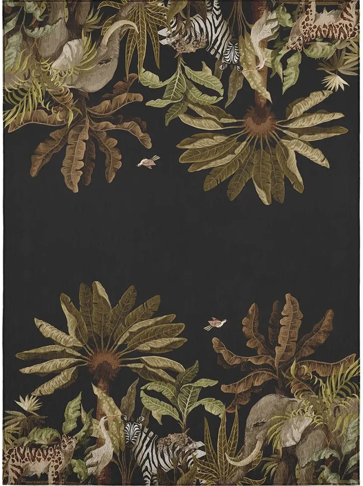 Tropics TC8 Black 9' x 12' Rug