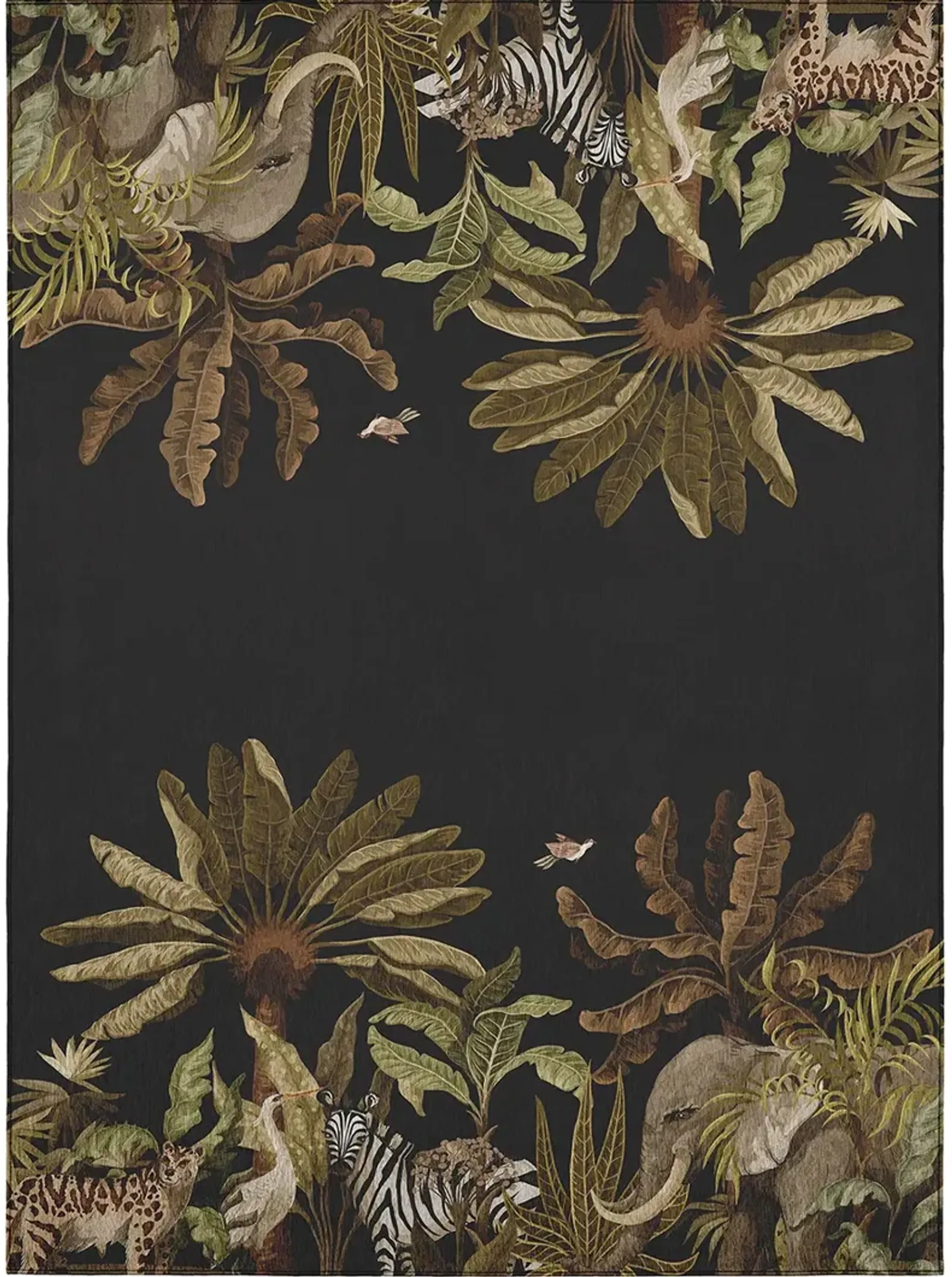 Tropics TC8 Black 9' x 12' Rug