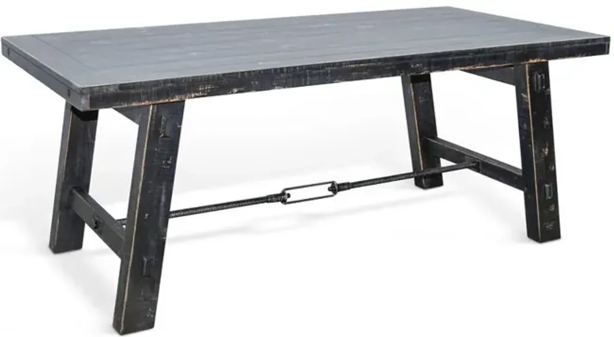 Sunny Designs Marina Wood Dining Table with Turnbuckle