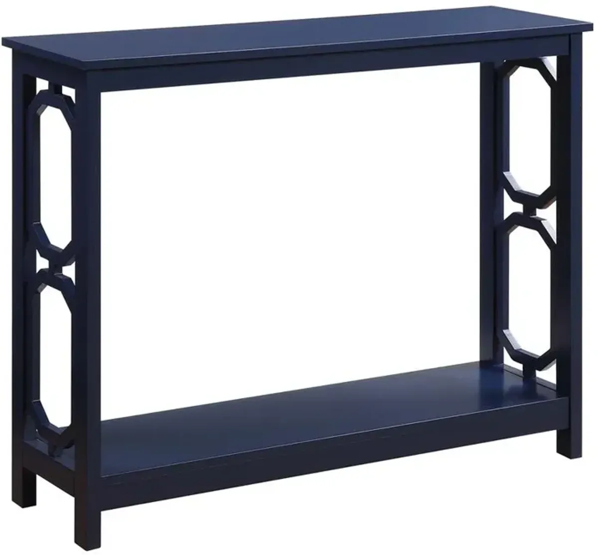 Convenience Concepts Omega Console Table, Cobalt Blue