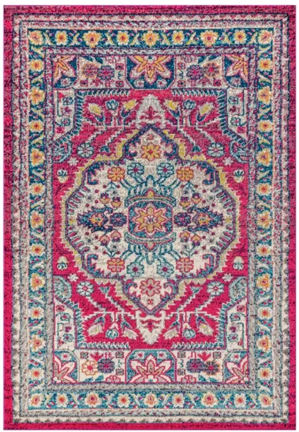 Kristina Bohemian Flair Boho Vintage Medallion Area Rug