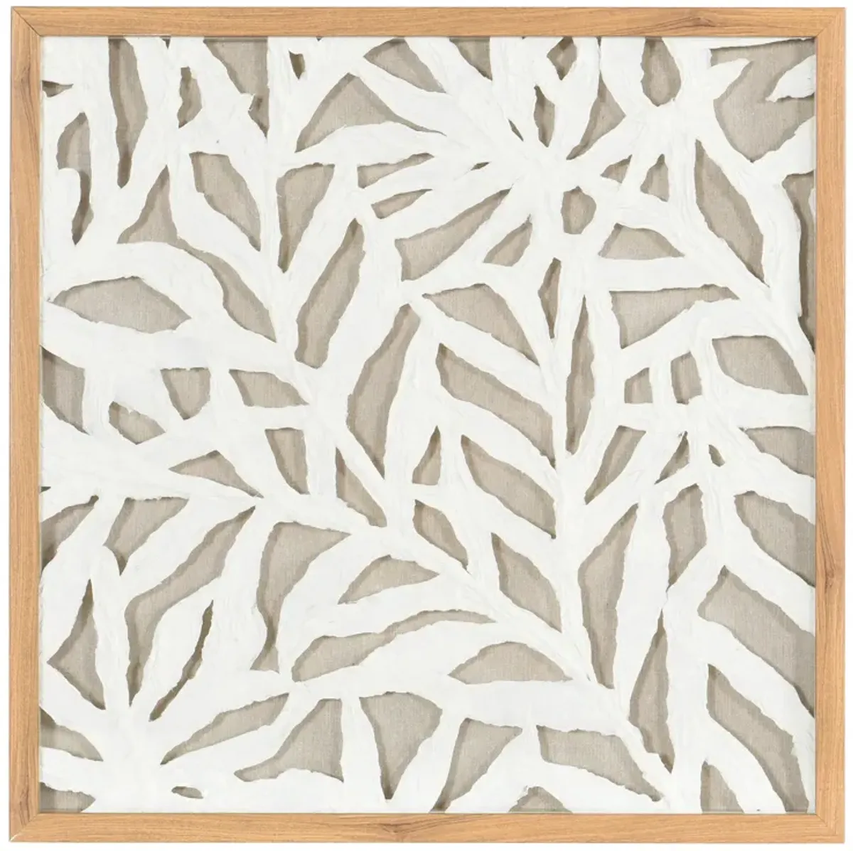Palm Leaf Shadow Box I