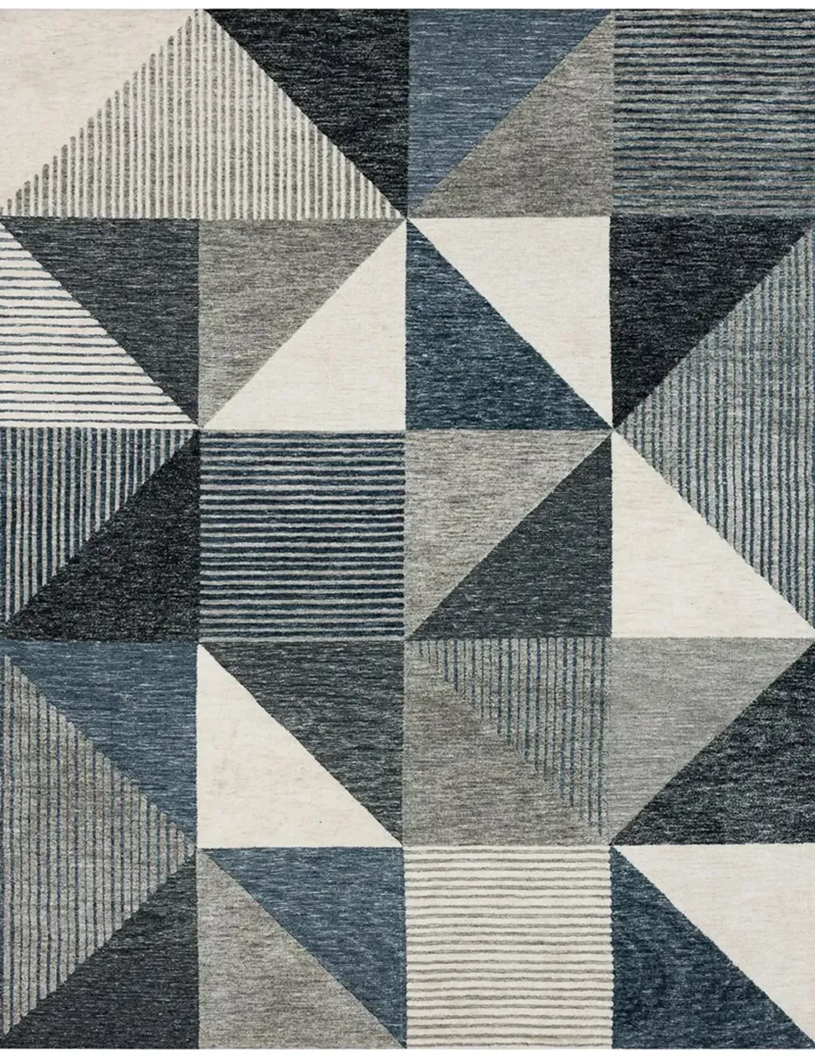 Bowen By Drew & Jonathan Home Oblique Blue 9' 6" X 12' 11" Rug