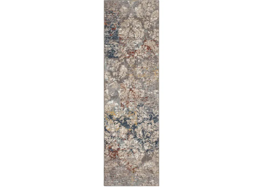 Soiree La Brea gray 2' 4" X 7' 10" Rug