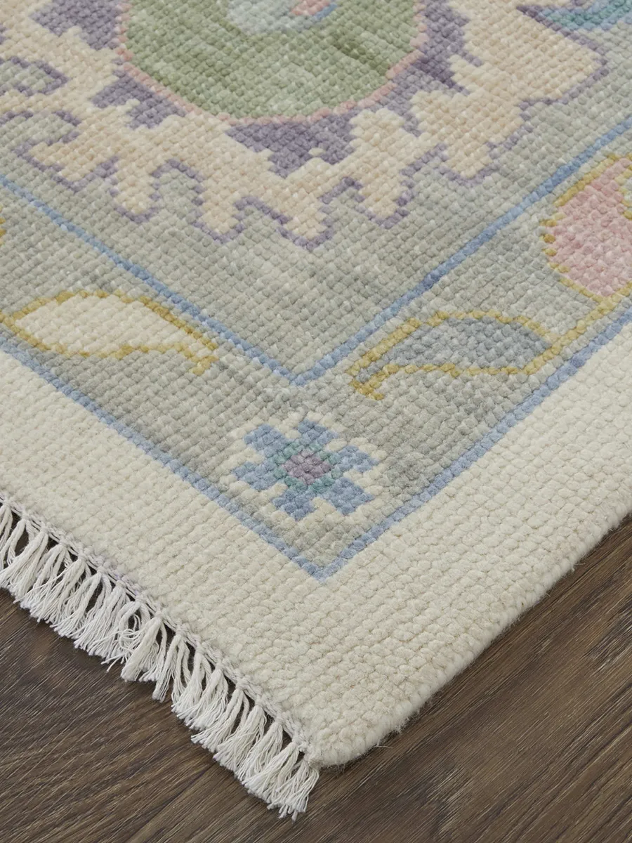 Karina 69G9F 8'6" x 11'6" Ivory/Orange/Blue Rug