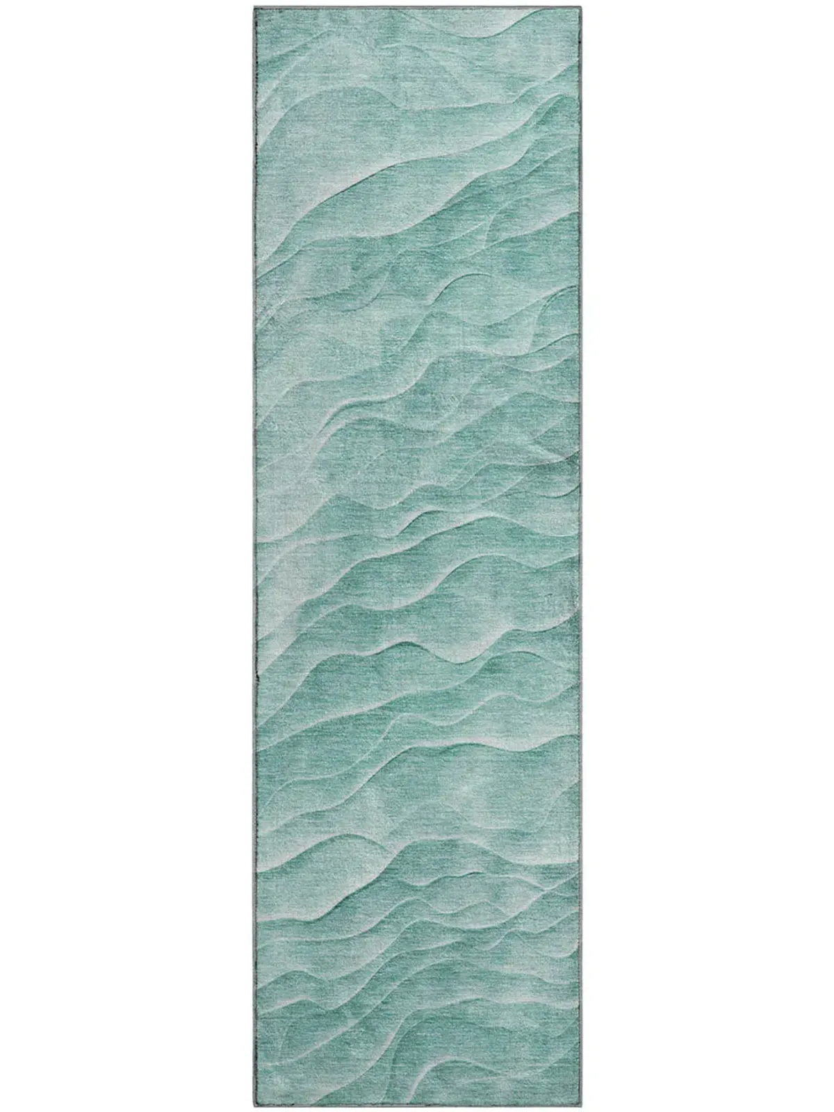 Pacifica PA1 Aqua 2'3" x 7'6" Rug