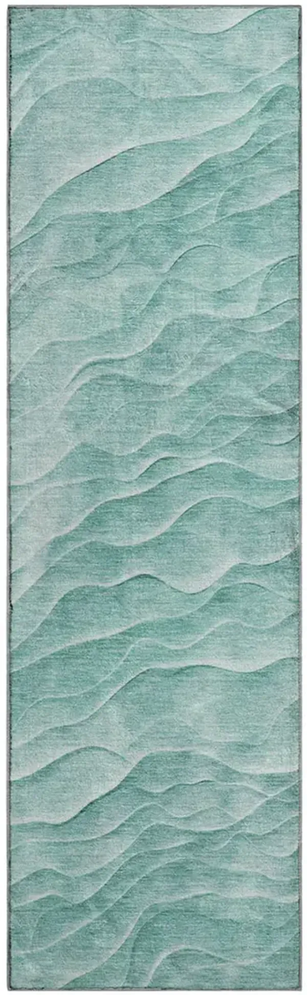 Pacifica PA1 Aqua 2'3" x 7'6" Rug