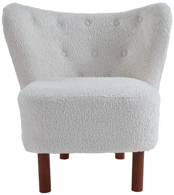 Polka Dot Upholstered Wingback Chair for Living Room or Bedroom