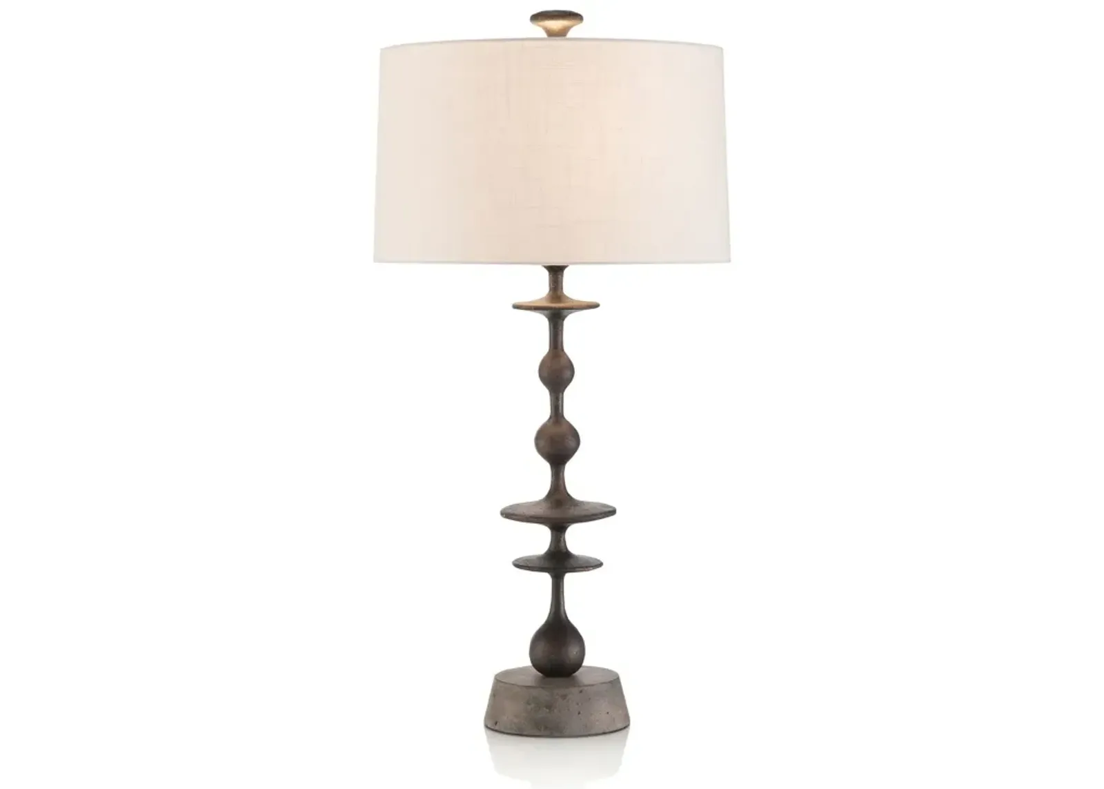 Matte Black Baluster Table Lamp