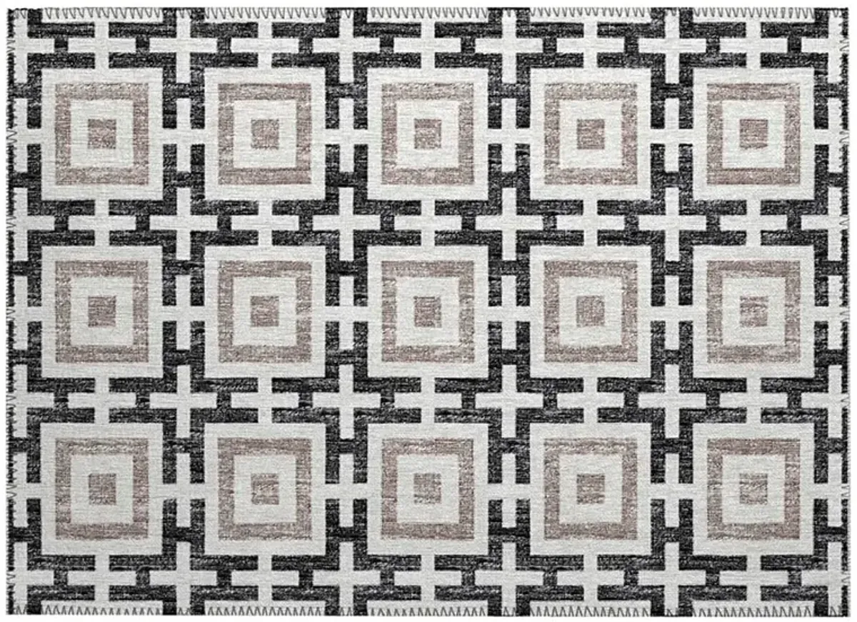 Marlo MO1 Black 20" x 30" Rug