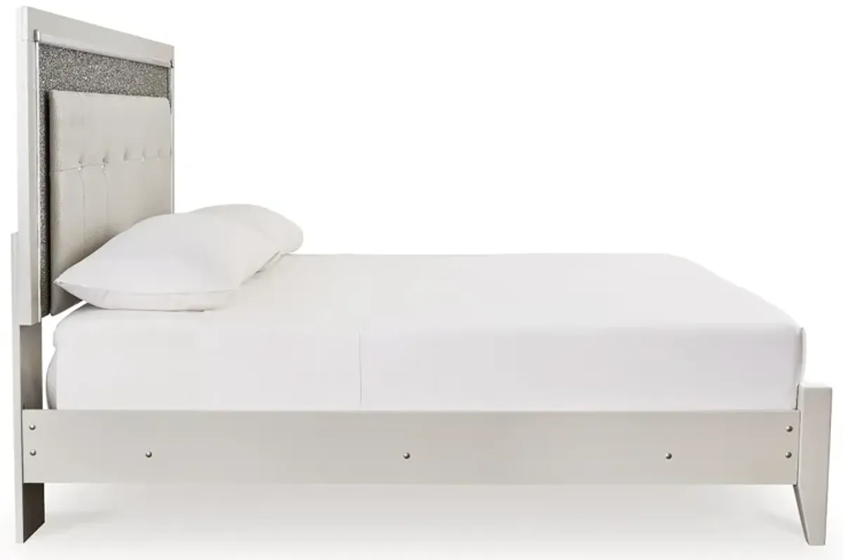 Zyniden King Upholstered Panel Bed